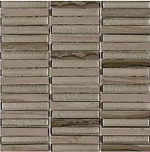 30,5x30x0,8 Time Text Linear Silk Wood 1,5x10 G518