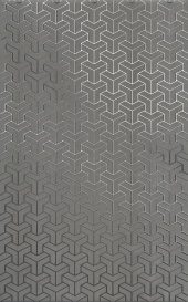 HGD/C371/6399 Ломбардиа серый темный 25 x 40 керамический декор