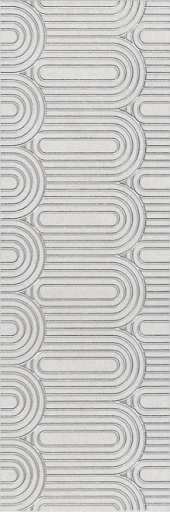 OP/A201/12136R Безана серый светлый обрезной 25 x 75 керамический декор