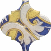 OP/A160/65000 Арабески Майолика орнамент 6.5*6.5 керам.декор