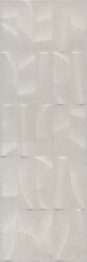 12151R Безана серый светлый структура обрезной 25 x 75 керамическая плитка