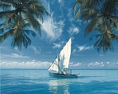 Ocean Sailboat   2-  40x50