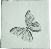  Dec. Butterfly Gris (Blanco) 13*13