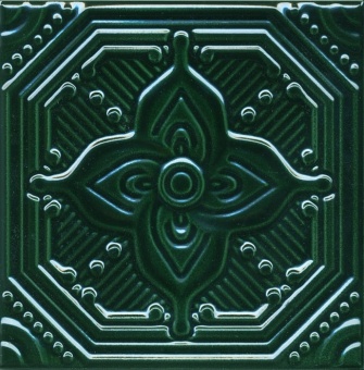 SSA003 Салинас зеленый 15*15 керам.декор